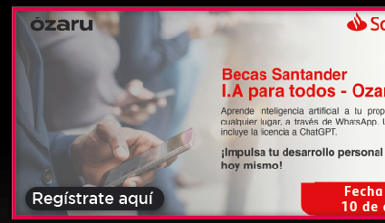 Becas Santander | I.A para todos - Ozaru 2023 (Registro)
